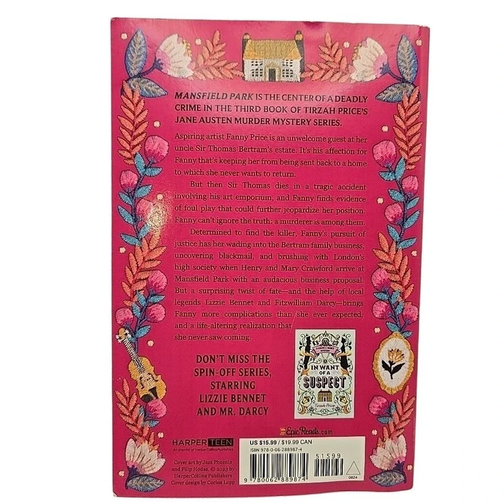 Manslaughter Park by Tirzah Price | Jane Austen Murder Mystery | YA‎ Paperback